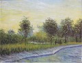 Chemin dans le parc Voyer d Argenson à Asnieres Vincent van Gogh paysage